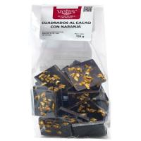Quadrats al cacau amb taronja MUSFI'S, bossa 130 g