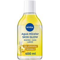 Aigua micel·lar Skin Glow+5% serum vit C&E NIVEA, pot 400 ml