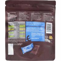 Chocolate negro 72% cacao en porciones EROSKI, bolsa 175 g