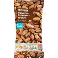 Pistacho pelado tostado sin sal EROSKI, 100 g