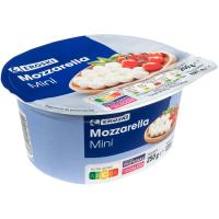 Minis mozarellas EROSKI, terrina 125 g