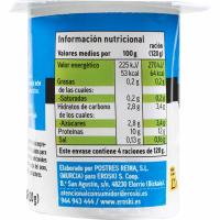 Yogur natural proteína EROSKI, pack 4x120 g
