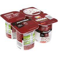 Yogur stracciatella proteína EROSKI, pack 4x120 g