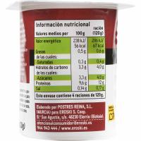 Yogur stracciatella proteína EROSKI, pack 4x120 g