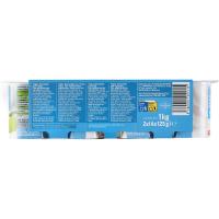 Yogur desnatado con frutas varias EROSKI, pack 8X125 g