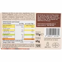 Musclos xilens en salsa petxina de pelegrí 14/18 EROSKI, llauna 111 g