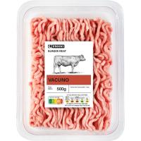 Picada de boví burger meat EROSKI, safata 500 g