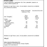 Tonyina clara en oli de gira-sol CAMPOS, pack 3x65g