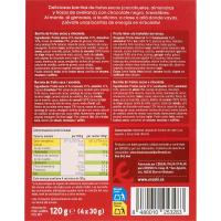 Barretes fruita seca xocolata 4 u EROSKI, 120 g