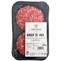 Burger meat de vaca ARTIGAS, 2 u safata 180 g