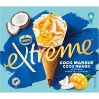 Helado cono de coco y mango EXTREME, pack 6x110 ml