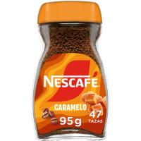 Café soluble caramelo NESCAFE, frasco 95 g