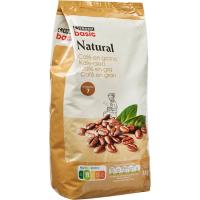 Café grano natural EROSKI BASIC, paquete 1 Kg