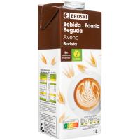 Beguda vegetal de civada barista EROSKI, brik 1 l