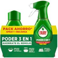 Rentavaixella en spray 3en1 FAIRY, pack 2x500 ml