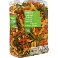 Espirales con vegetales EROSKI, paquete 1 kg