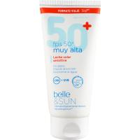 Loció solar sensitive fps50+ format viatgi BELLE, tub 100 ml