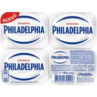 Queso natural en porciones PHILADELPHIA, pack 4x 35 g