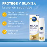 Serum facial solar 2n1 FP50+ NIVEA, dosificador 30 ml