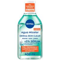 Aigua micel·lar amb sérum derma skin clear NIVEA, 400 ml