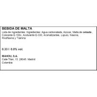 Bebida de malta PONY MALTA, lata 33 cl
