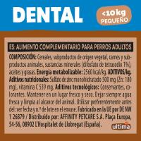 Snack per a gos mini snack dental ULTIMA, paquet 90 g