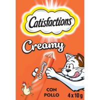 Snack gat creamy pollastre CATISFACTIONS, bossa 40 g