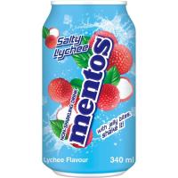 Refresco sin gas lichi MENTOS, 34 cl.