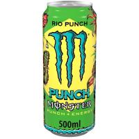 Beguda energètica Rio Punch MONSTER, llauna 0,5 litres