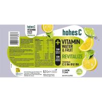 Beguda Vitaminada Revitalitzi de llimona i llima HOHES C, ampolla 50 cl
