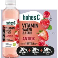Beguda Vitaminada Antiox de maduixa i gerd HOHES C, ampolla 50 cl