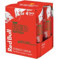 Beguda energètica sabor síndria RED BULL, pack 4x25 cl.