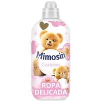 Suavizante caricias ropa delicada MIMOSIN, botella 56 dosis