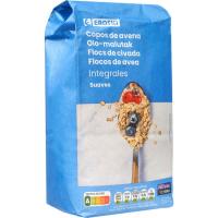 Flocs de civada integrals suaus EROSKI, 500 g