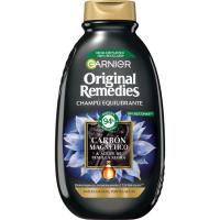 Champú charcoal-carbón magnetico ORIGINAL REMEDIES, bote 400 ml