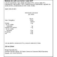 Cafè fred per a portar espresso CACAOLAT, got 230 ml