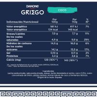 Yogur griego coco DANONE, pack 4x110 g