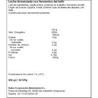 Quefir natural KAIKU, pack 4x125 g