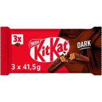Barreta de xocolata negre KIT KAT, pack 3x41,5 g