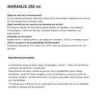 Komvida taronja GARCIA MILLAN, ampolla 250 ml