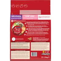 Alimento de salmón perro mediano/max ONE DELICATE, saco 2,5 kg
