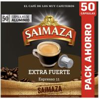 Café extrafuerte Nespresso SAIMAZA, caja 50 uds