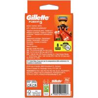 Carregador d'afaitar GILLETTE FUSION 5, pack 7+1 ud