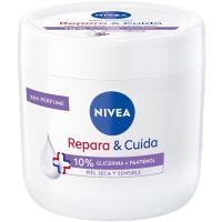 Crema corporal 10% glicerina NIVEA Repara&Cuida, pot 400 ml