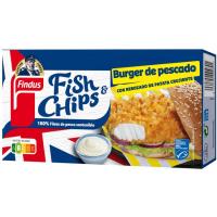 Burger de pescado FINDUS, caja 270 g