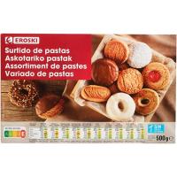 Assortit de pastes EROSKI, caixa 500 g Assortit de pastes EROSKI, caixa 500 g