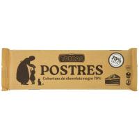 Cobertura de chocolate 70% cacao TORRAS, tableta 250 g