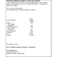 Snack Bio de maíz, avena y plátano HERO, bolsa 25 g