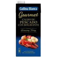 Caldo gourmet de pescado-bogavante GALLINA BLANCA, brik 1 litro