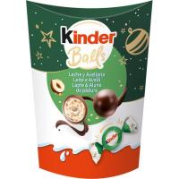 Bolas de leche y avellana KINDER, caja 164 g